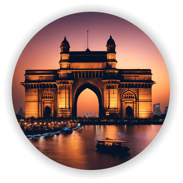 Gateway of India at sunset